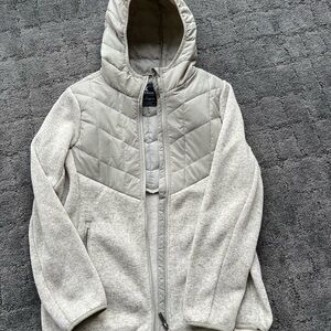 Kyodan women’s Outdoor Gray Full Zip Hooded Jacket Sz L